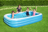 Bigger Blue Rectangular Family Pool