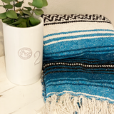 Baja Billy's™ Woven Beach Blanket Large 48"x72" - blue