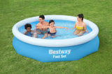 Fast Set Above Ground Pool 10'x26" w/ filter pump