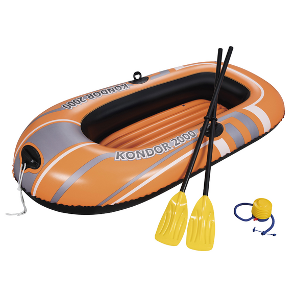 Kondor 2 person Boat w/ oars & pump