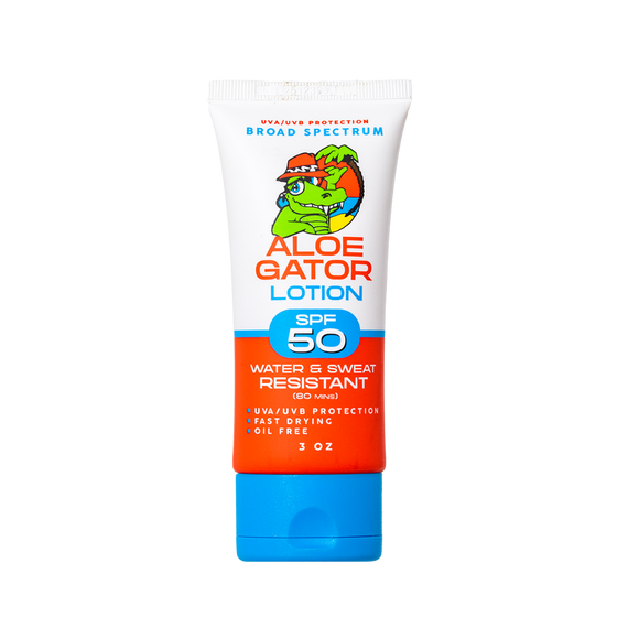 Aloe Gator SPF 50 Lotion 3 oz.