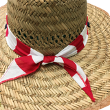 Solfish™ American Surfer Straw Hat Multi-Fit