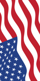 Baja Billy's™ American Flag Stars & Stripes Towel
