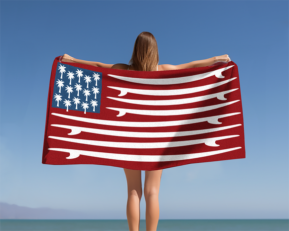 Baja Billy's™ American Surf Flag Towel