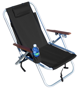 Lazy Lounger Backpack Chair - black