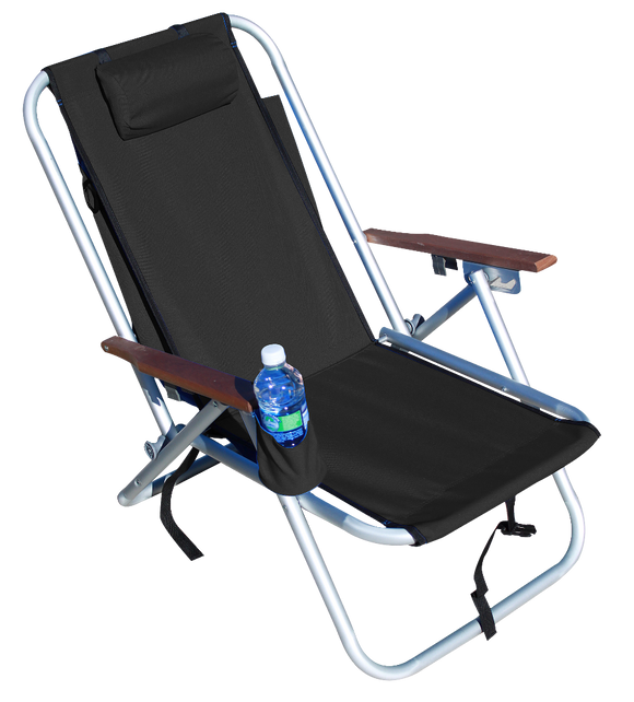 Lazy Lounger Backpack Chair - black