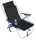 Lazy Lounger Backpack Chair - black