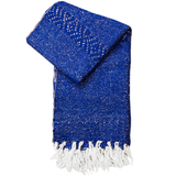 Baja Billy's™ Woven Beach Blanket Large 48"x72" - blue