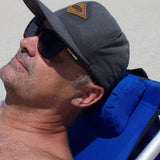 Lazy Lounger Backpack Chair - blue
