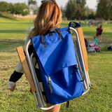 Lazy Lounger Backpack Chair - blue
