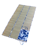Beach Mat Hibiscus Foldable 36"x72" - blue