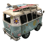 Classic Peace Van 8" w/ rack - blue