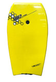 Wet Pro Bodyboard 'Channel Slick' Bottom 42" w/ leash - yellow