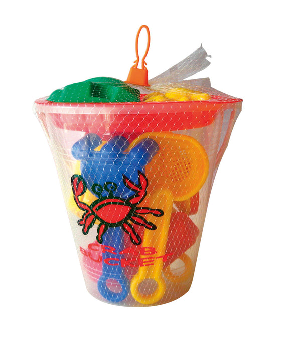 Crab Bucket Playset - 11 Pieces