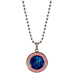 St. Christopher Necklace Small - royal/pink