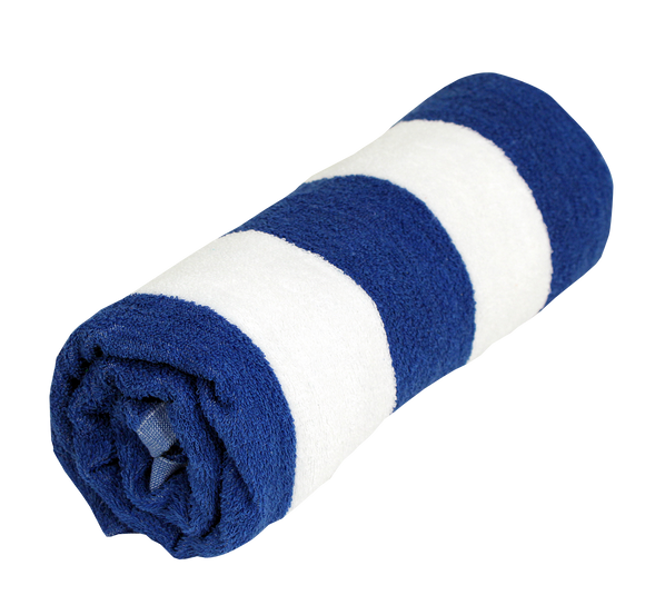 Cabana Stripe Towel Ultra - blue
