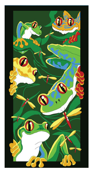 Fun Frogs Towel