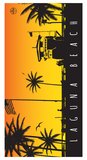 Laguna Beach Souvenir Series Towel