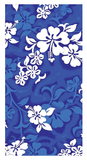 Hibiscus Towel - blue