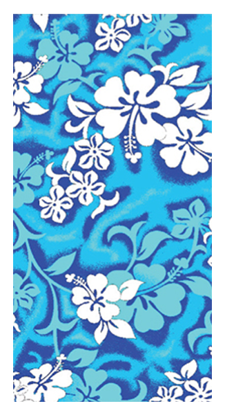 Hibiscus Towel - turquoise