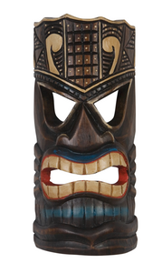 Tiki Mask Painted 12"